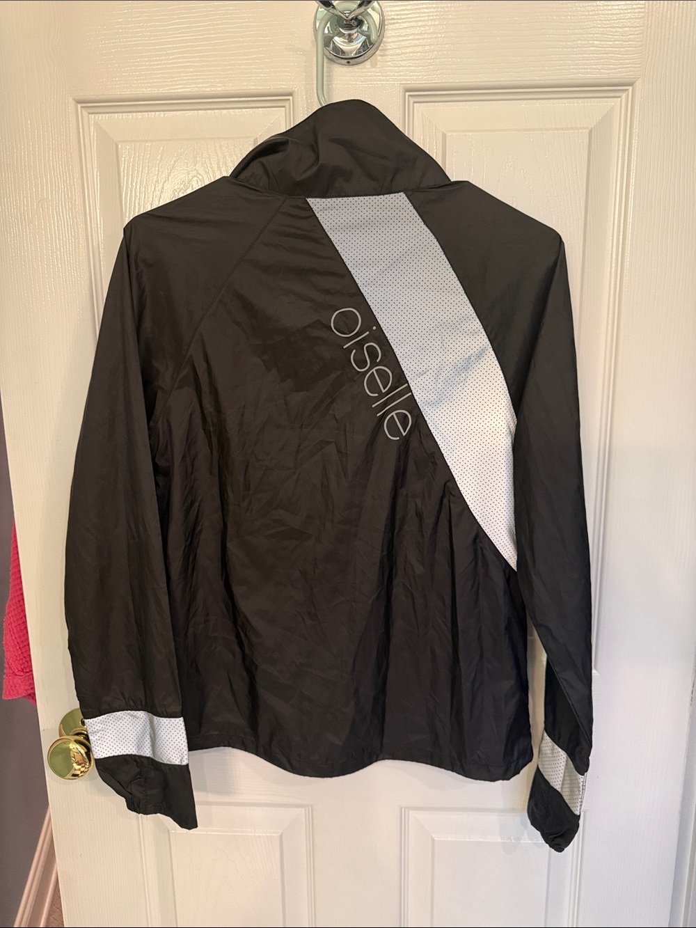 oiselle Reflective Vim Half Zip Pullover Jacket - Picture 4 of 4